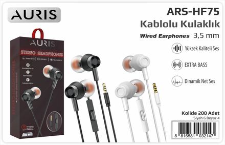 Auris HF75 Kablolu Kulaklık